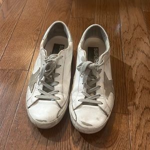 Golden goose, grey and white, size 38